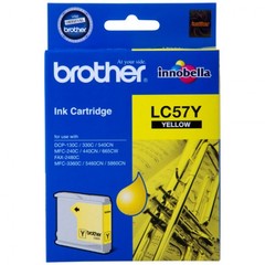 BROTHER LC57 YELLOW INK CARTRIDGE