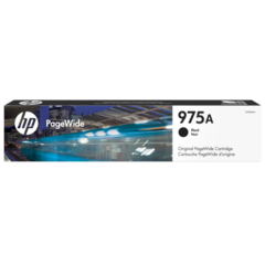 HP 975A Black Ink Cartridge 3K PAGEWIDE PRO X447 X452 X552 L0R97AA